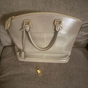 SOLD**** LV  Suhali LockIt Handbag Gray Leather